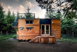 goodwoodwould:  Good wood - compact, comfy and cool as hell, the ‘Basecamp Tiny Home’ by Backcountry Tiny Homes.