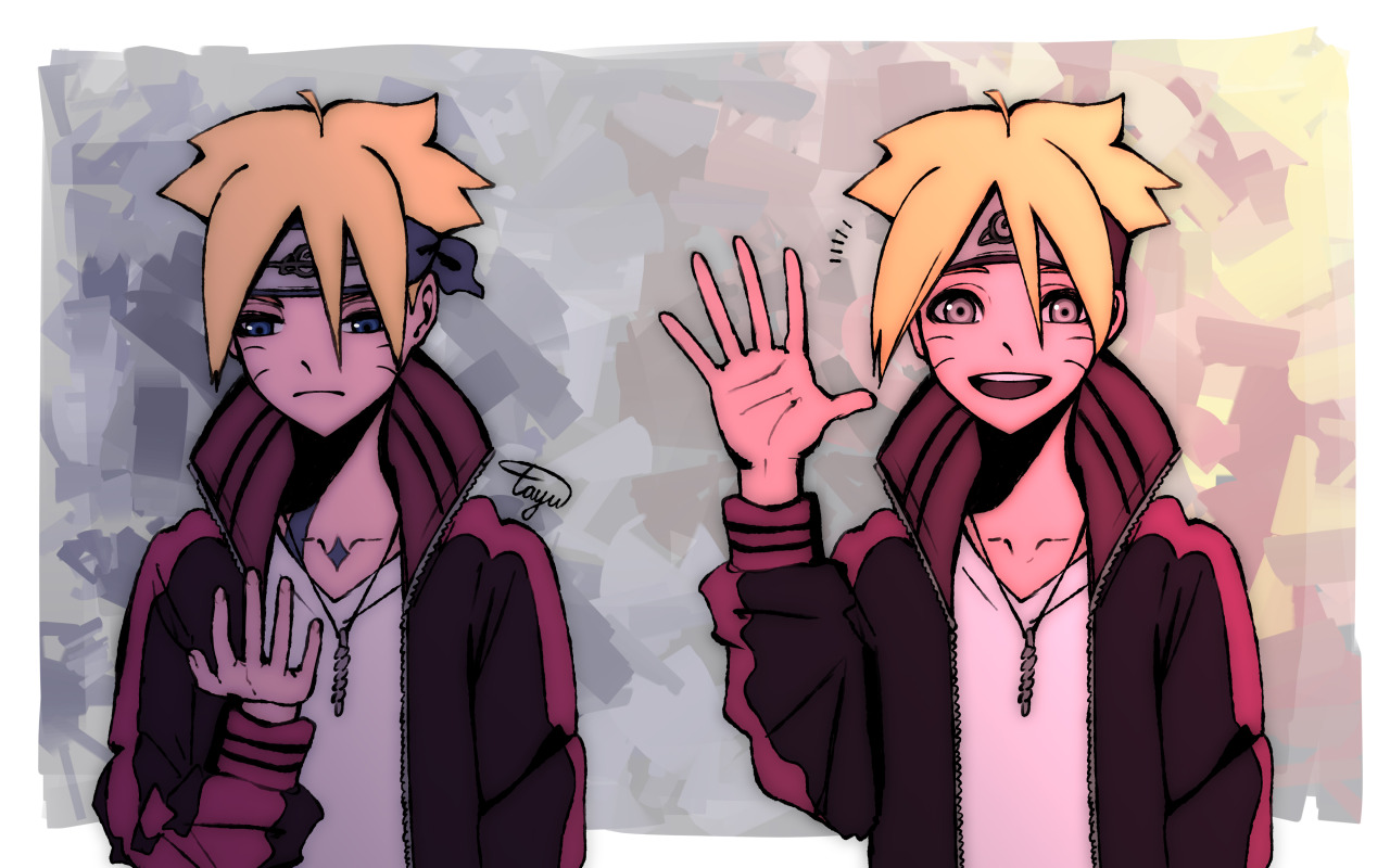 𝓣𝓪𝔂𝓾 — i don't often draw a grown-up boruto. it was