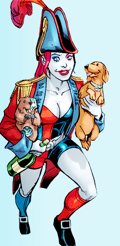 aegontargaryen:  Harley Quinn’s outfits from Issue #5-8 (2/?)  