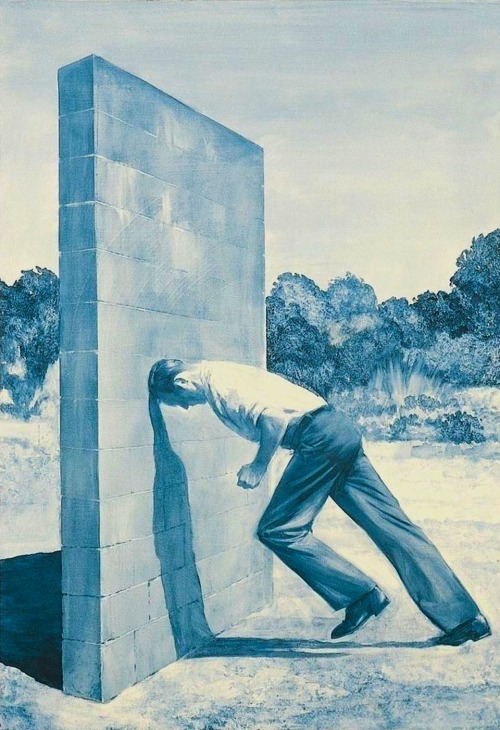 Mark Tansey:   A Short History of Modernist Painting  (detail)  1982 