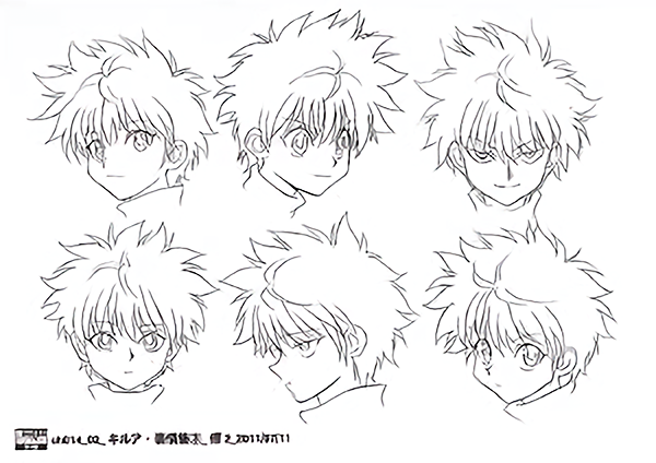 Character Designs for Hunter x Hunter 2011