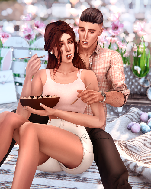 Easter Lovebirds - 7 couple poses Instructions :- Place 2 teleporters wherever you want - 