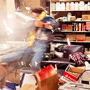 backtothefuturemovies:  Marty falls a lot. A lot. 