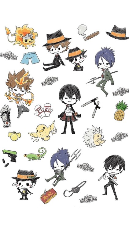 Katekyo Hitman Reborn ☆ WallpapersThey are so cute!!