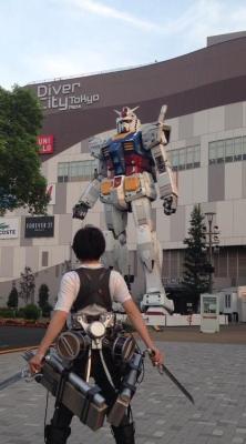 Attack un Gundam&hellip;. xD