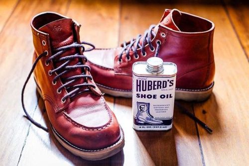 Agora é só dar um trato!!! Huberd&rsquo;s Shoe Oil. Valeu @lucasbazevedo  #inswtaf