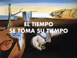 elartepop:  Salvador Dalí - La persistencia de la memoria (1931) // La Bien Querida - A veces ni eso (2012)