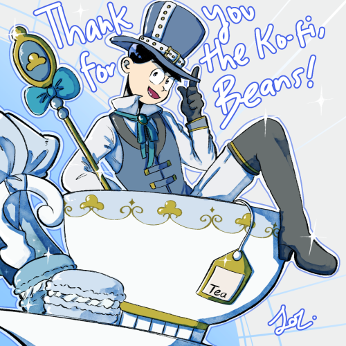 beanboisforbrains: LOOK AT THIS ABOSULUTELY TEA-RRIFIC KARAMATSU BY @asachaart!!! Please go support 