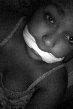 mygaggedselfies:  Look at this gagged hottie(;