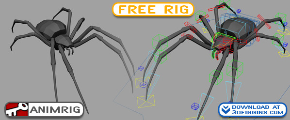 Creature Animation Stuff! — Get this simple free Spider Maya