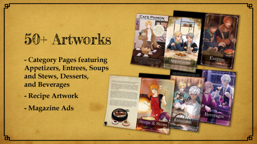 The Obey Me Cookbook Zine Is Available For Purchase! For A Minimum Of $1, You Can Pay What You Want (or