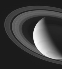 humanoidhistory:  The planet Saturn, observed by the Cassini space probe on November 4, 2014. (NASA/Jet Propulsion Laboratory)