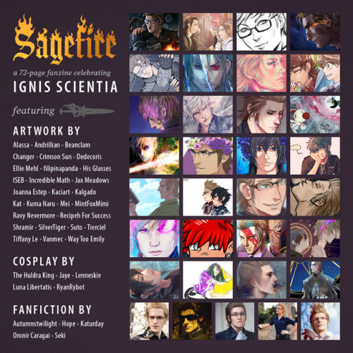 sagefirezine: Preorders for the Sagefire Ignis fanzine are LIVE!  Preorders will be open until May 1