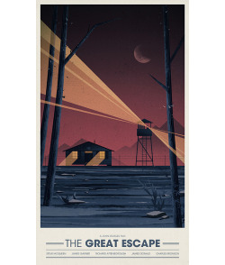 thepostermovement:  The Great Escape by Maxime