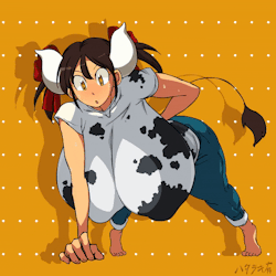 Xanakoap: Spindlesx:  Sukimi’s Pushups I Know We Have A Lot Of Cow Girl Fans Here,