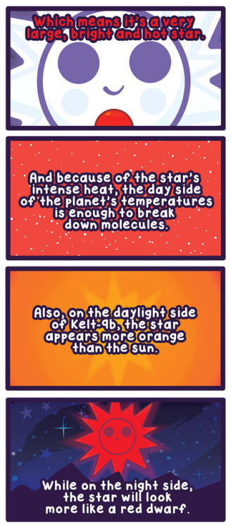 cosmicfunnies: Better late than never!Here’s a comic on the hottest exoplanet in existence!htt