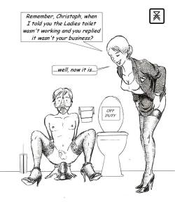 ciod:  Femdom Cartoon Image of the Day 