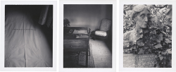 shewouldbuytheflowers:  Patti Smith´s polaroids of Virginia Woolf´s bed, writing desk and gravestone