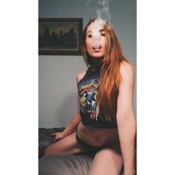 weedporndaily:  Come here baby, let’s blaze  Get lost in that haze  No need to leave this place Floating in the clouds for days  Trapped away Come here baby, let’s play 💋😚💨💨💨 by @damerogue