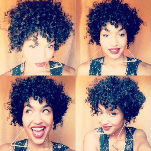 lalastamps:  This is what id look like with short hair :) lol don’t worry I didn’t cut it. It’s just pinned to look like it did with bobby pins. Super believable though .. Rocked this the other night . Loved it . 