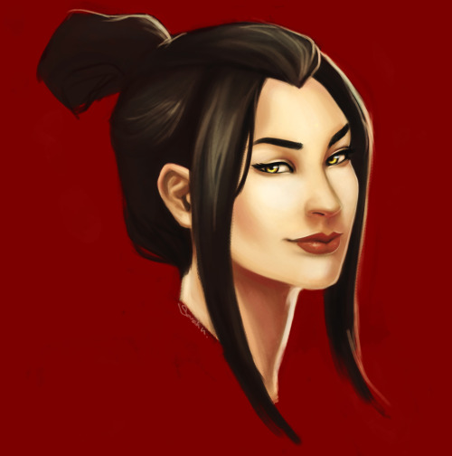 u-so-silly:Another Azula painting. I’m going through withdrawals again. Not enough azula stuff