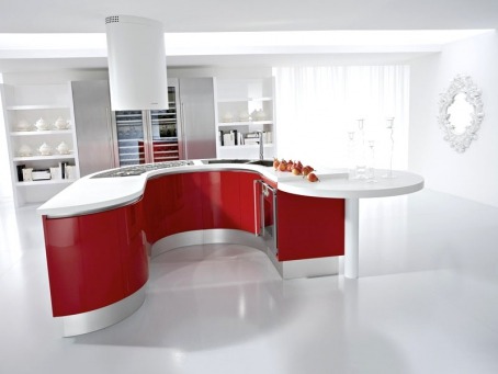 Red and white kitchen ideas