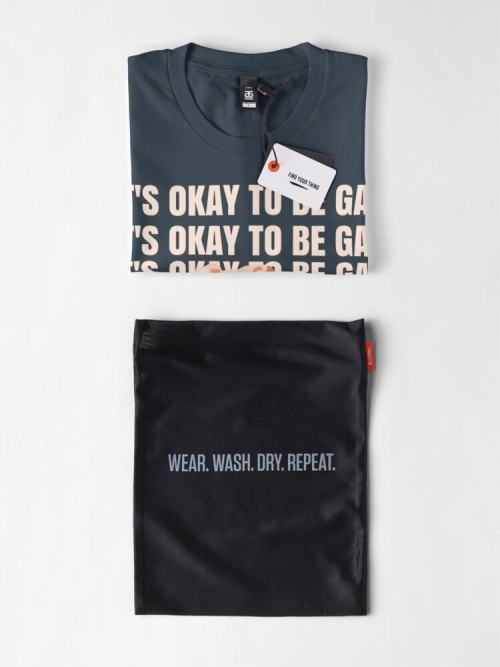 (via LGBT Pride Parade 2022 - It&rsquo;s okay to be gay Premium T-Shirt by Rogue-Sloth)