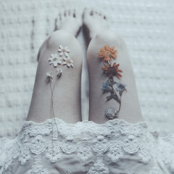 magic-spelldust:  Sleeping flowers (by Anna