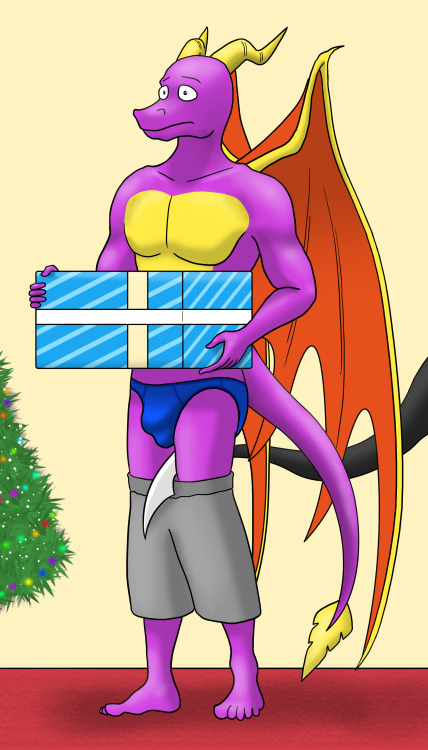 “Merry Christmas, Spyro, hope you like adult photos