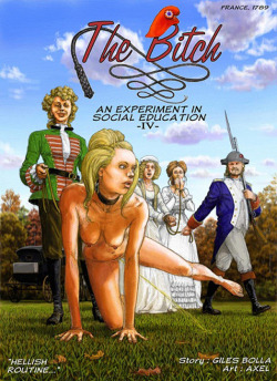 peachstripe:Cover from the graphic novel “The Bitch - An experiment in social education”. Art by Ela Von K Axel 