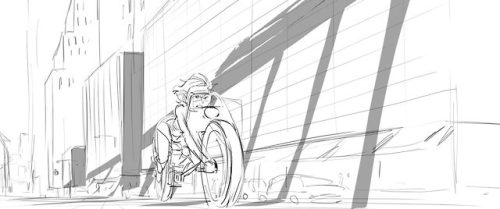 Storyboard for Incredibles 2 by Dean Kelly (x)Train Development by Tim Evatt (x)