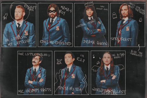 codenameseance:The Umbrella Academy Yearbook, as annotated by Klaus Hargreeves