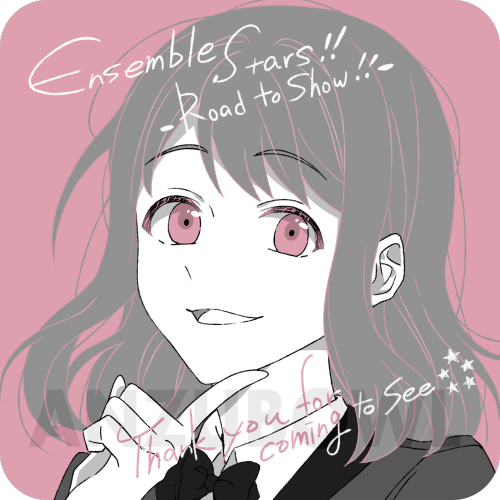 ANZU!! -ROAD TO SHOW!!-fanmade road to show movie coaster, shikishi and chibi artwork for Anzu (beca