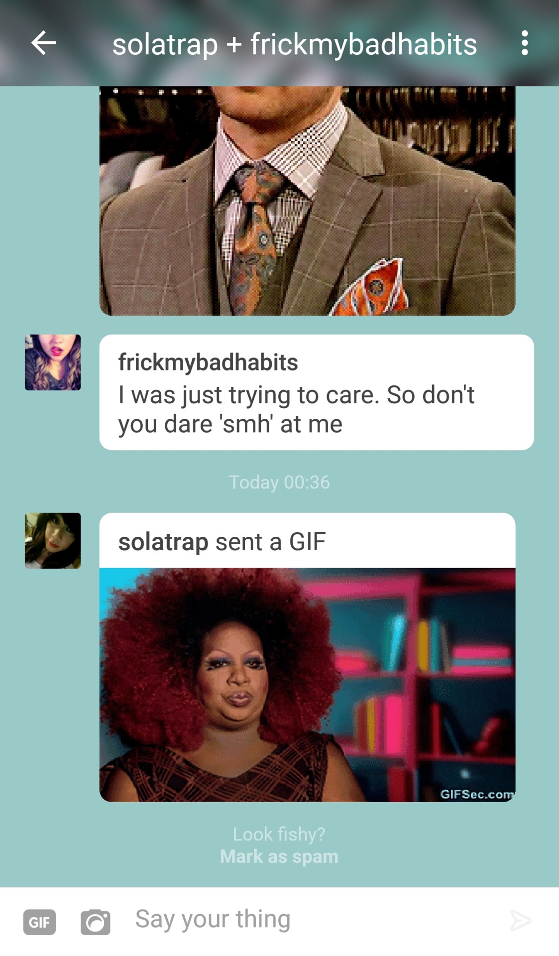 Savior complex much?  Smh.