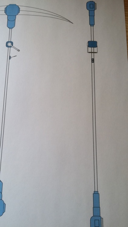 Had an idea for a very simple RWBY weapon, it&rsquo;s like a boomerang scythe where you throw it