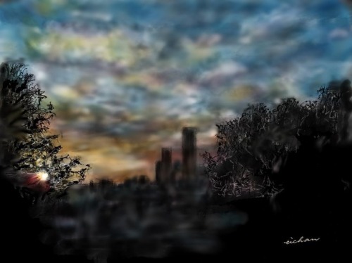 #buenosaires #argentina #sunset #landscape #beautiful #gracias #amigo #parasiempre #madewithpaper #a