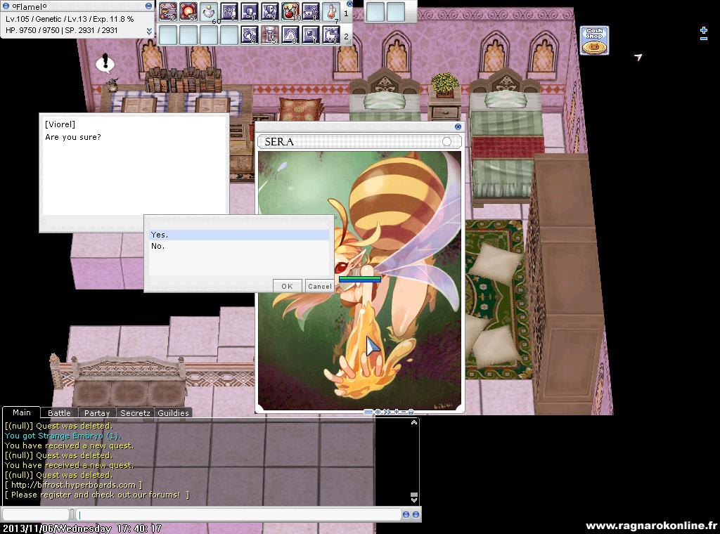 Flamel got his Sera last night!This featured me yelling in our RaidCall channel at
