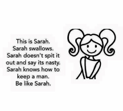 a-most-patient-wolf:Be like Sarah 😉 I taught Sarah everything she knows. You&rsquo;re welcome.  