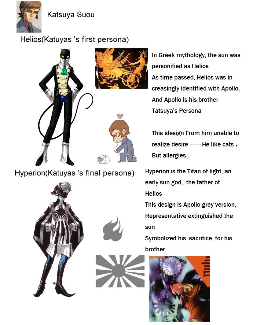 Persona2love This Is Some Design Analysis About Kazuma