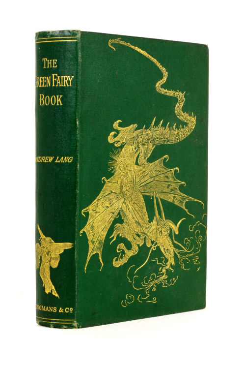 michaelmoonsbookshop: Green Fairy Book Andrew Lang First Edition Longmans 1892 - The third book in t