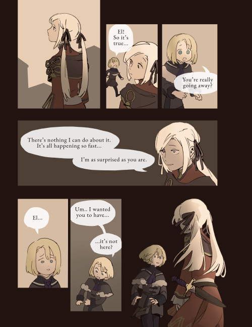 fenkko:4-page dimitri and edelgard-centric comic i made for the @dimitrizine