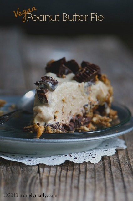 veganfoody:  Peanut Butter Pie 