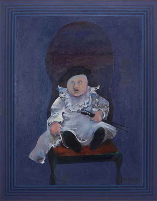 Self Portrait   -  Paavo Tolonen , 1970Finnish,1936-2009Oil on canvas