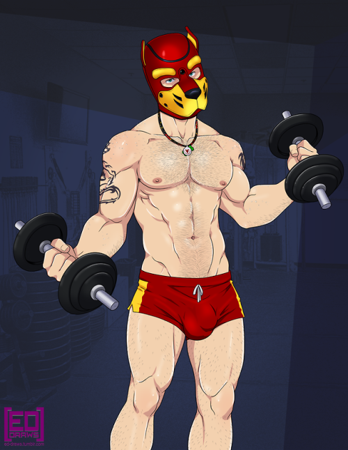 Keep your gym bunnies. I prefer gym puppies *a thank you gift for the phenomenal @tuggerpup (he’s su