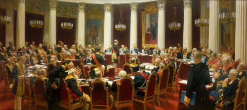 Ceremonial Sitting of the State Council on 7 May 1901 Marking the Centenary of its Foundation, by Ил