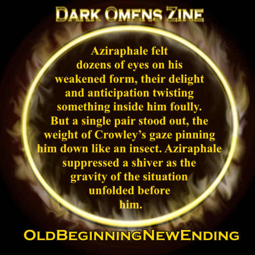 Contributor Spotlight: @new-endings OldBeginningNewEnding can be found on Ao3.