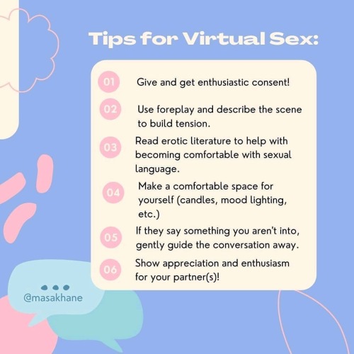 Virtual sex (phone sex, sexting, camming, etc.) has been a way for many to maintain and create intim