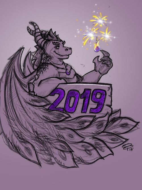 Happy New Year! This 2019 I promised myself that I will do at least one drawing a day&hellip; th