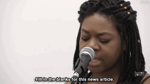 micdotcom:Watch: Poet Charlotte Abotsi continues “Fill in the blanks for this