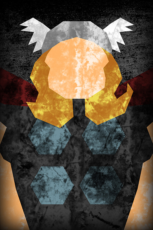 herochan:  Abstract Marvel SuperheroesSeries by Aaron Bartlett  